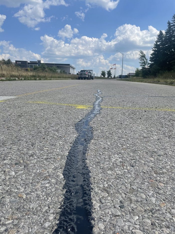 Recent Crack rout and Crack Sealing Projects