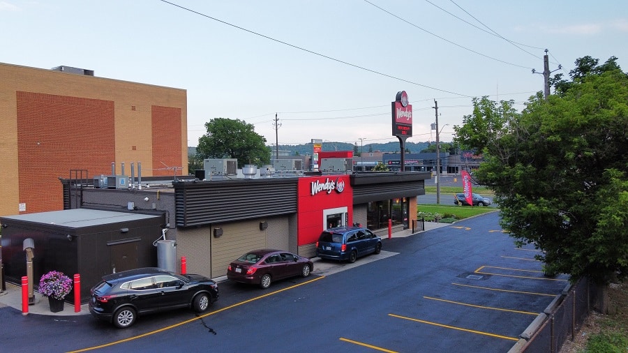 Wendy's Hamilton's Parking Lot Sealing & Repair